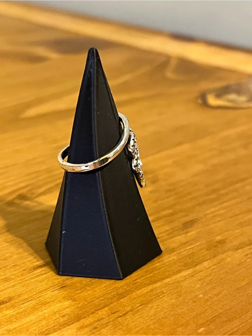 Elegant 925 marked fashion phoenix peacock ring adjustable starting size 6